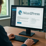 AI-illustratie bij: WordPress-hosting vergelijken: waar let je op?