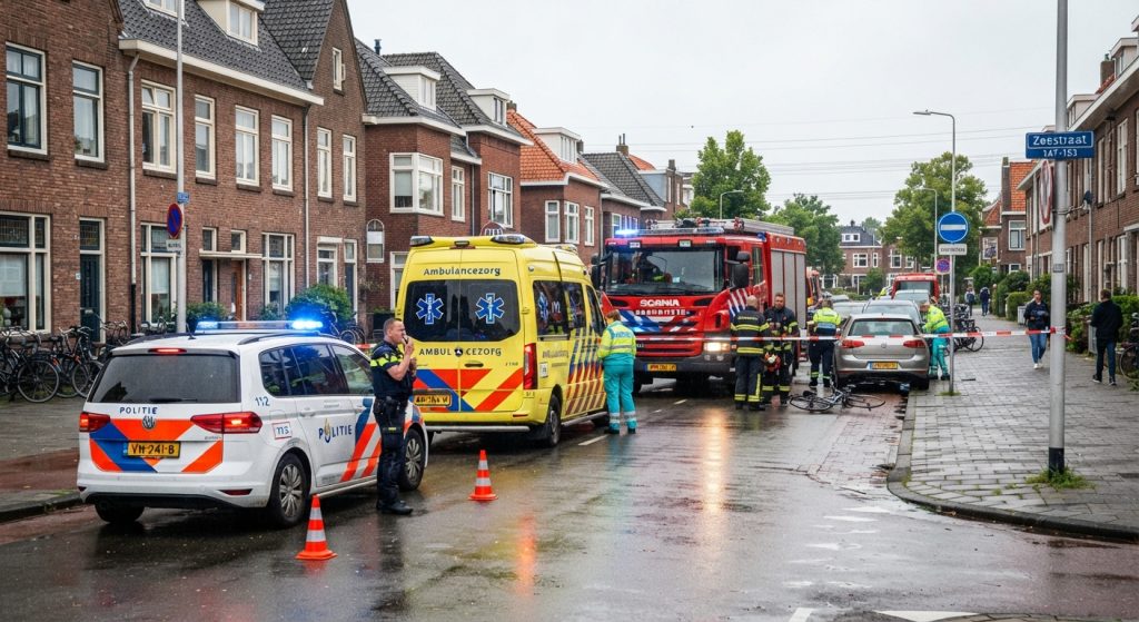 Hulpdiensten ingezet bij ongeval op Zeestraat in Monster