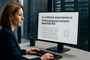 AI-illustratie bij: Onzichtbare watermerken in AI-gegenereerde teksten binnen de EU