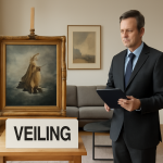 AI-illustratie bij: Veiling van kunstwerken door VRT: gevolgen voor vastgoed en inrichting bij verhuizing