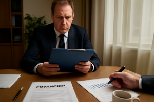 AI-illustratie bij: Financiële plannen kabinet onder druk door mogelijke blokkade in Eerste Kamer