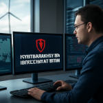 AI-illustratie bij: Kwetsbaarheid van beheersystemen in Europese wind- en zonneparken voor cyberaanvallen