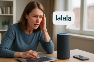 AI-illustratie bij: Amazon werkt aan oplossing voor bug in spraakassistent Alexa die onverwacht geluid maakt