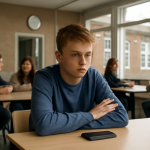 AI-illustratie bij: Effecten van een algeheel telefoonverbod op scholen en de reacties daarop