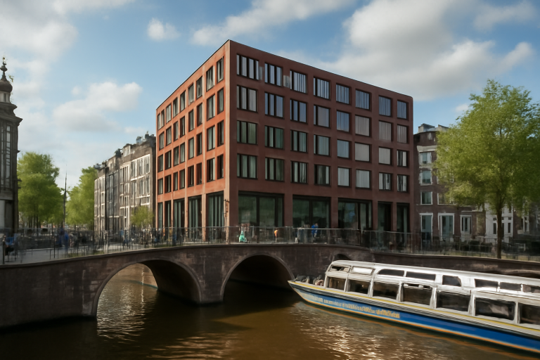 AI-illustratie bij: Uitbreiding van Marriott met acht stadshotels in Nederland versterkt stedentripmogelijkheden