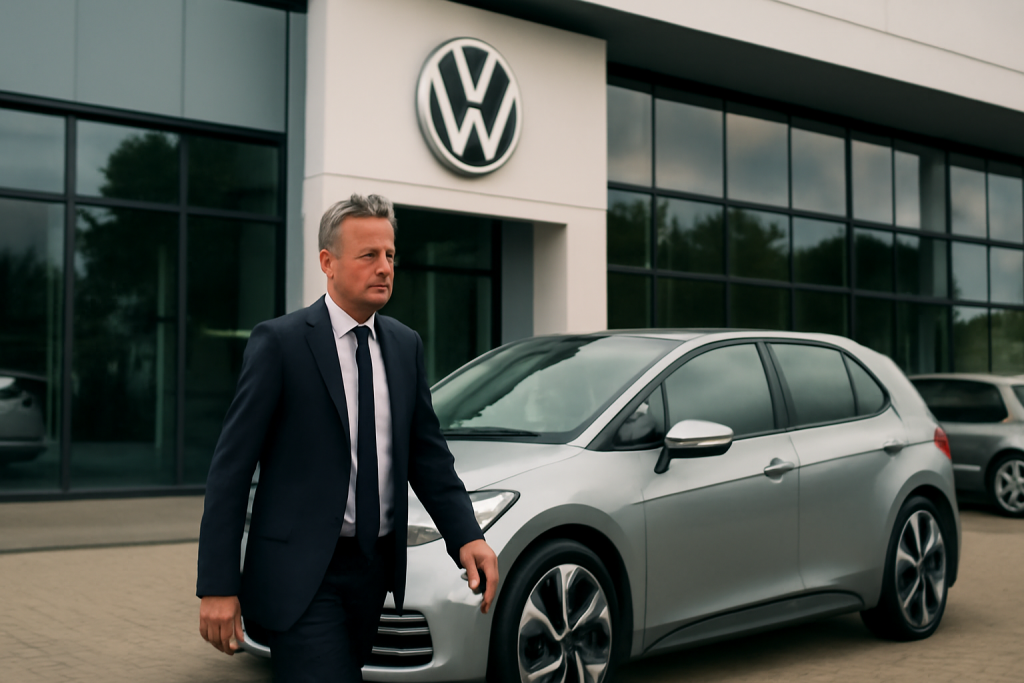 AI-illustratie bij: Volkswagen bereidt zich voor op een compacter modellenaanbod richting 2035