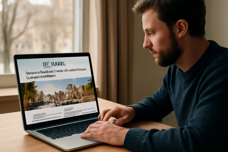 AI-illustratie bij: Voorbereidingen op ETIAS-reisvergunning en waarschuwingen voor nepsites in Europa