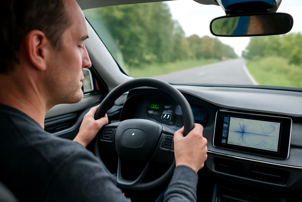 AI-illustratie bij: Begrip van regeneratief remmen en accupercentage bij elektrisch rijden