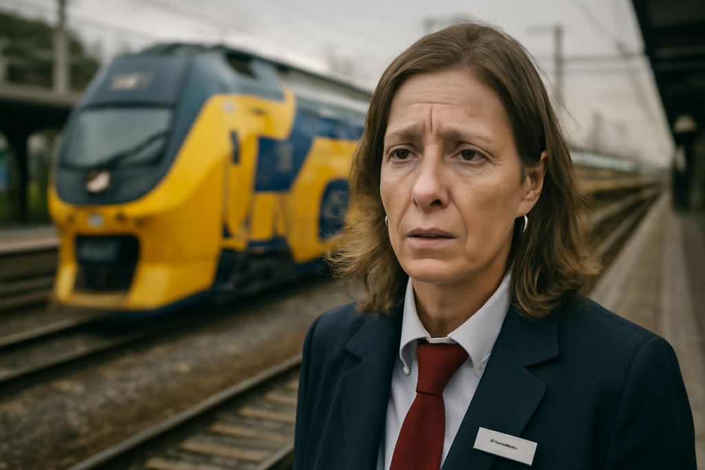 AI-illustratie bij: Impact van suïcide op het spoor: ervaringen van treinpersoneel en een nieuwe bewustwordingscampagne