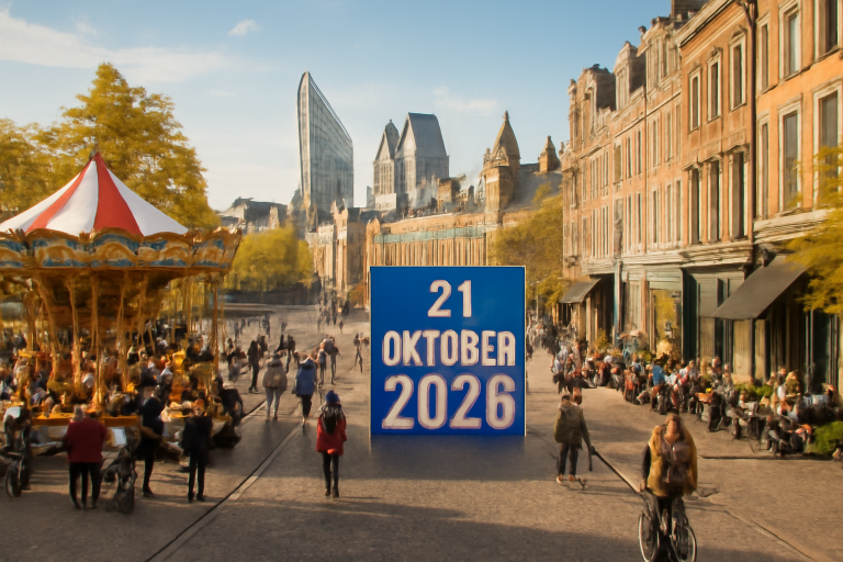 AI-illustratie bij: Overzicht van activiteiten en bezienswaardigheden in Den Haag op 21 oktober 2026