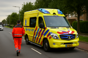 AI-illustratie bij: Hoge urgentie ambulance-inzet aan de Parallelweg in Monster