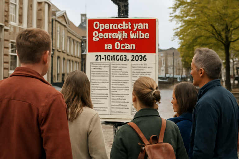 AI-illustratie bij: Overzicht van groepsuitjes in Delft op 21 oktober 2026