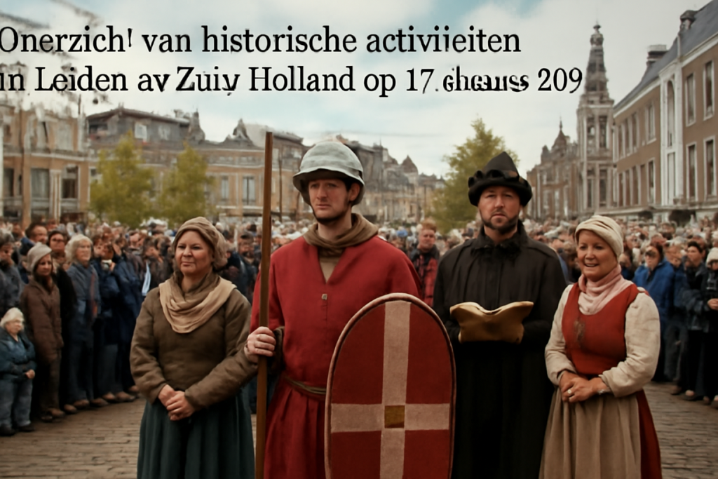 AI-illustratie bij: Overzicht van historische activiteiten in Leiden en Zuid-Holland op 17 oktober 2026