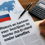 AI-illustratie bij: Risico’s en kansen voor bedrijven bij handel met Rusland onder sancties