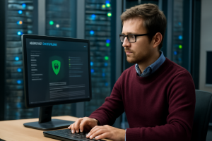 AI-illustratie bij: Nieuwe versie van Technitium DNS Server biedt verbeterde functionaliteit voor privacy en beveiliging