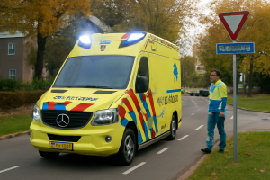 AI-illustratie bij: Hoge urgentie ambulance-inzet aan Zuidersingel in Berkel en Rodenrijs