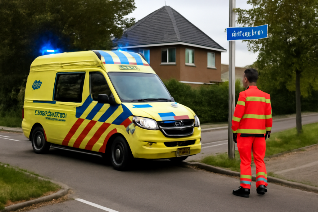 Hoge urgentie ambulance-inzet aan de Hoefweg in Bleiswijk