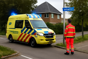 AI-illustratie bij: Hoge urgentie ambulance-inzet aan de Hoefweg in Bleiswijk