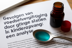 AI-illustratie bij: Gevolgen van voedselvergiftiging door giftige stoffen in kinderopvang: een analyse