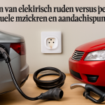 AI-illustratie bij: Kosten van elektrisch rijden versus benzine: actuele inzichten en aandachtspunten