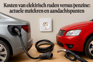 AI-illustratie bij: Kosten van elektrisch rijden versus benzine: actuele inzichten en aandachtspunten