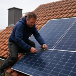 AI-illustratie bij: Toekomstige kostenstijgingen bij warmtenetwerken en de rol van zonnepanelen