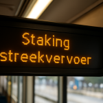 AI-illustratie bij: Staking streekvervoer heeft geen invloed op metro en tram in Rotterdam