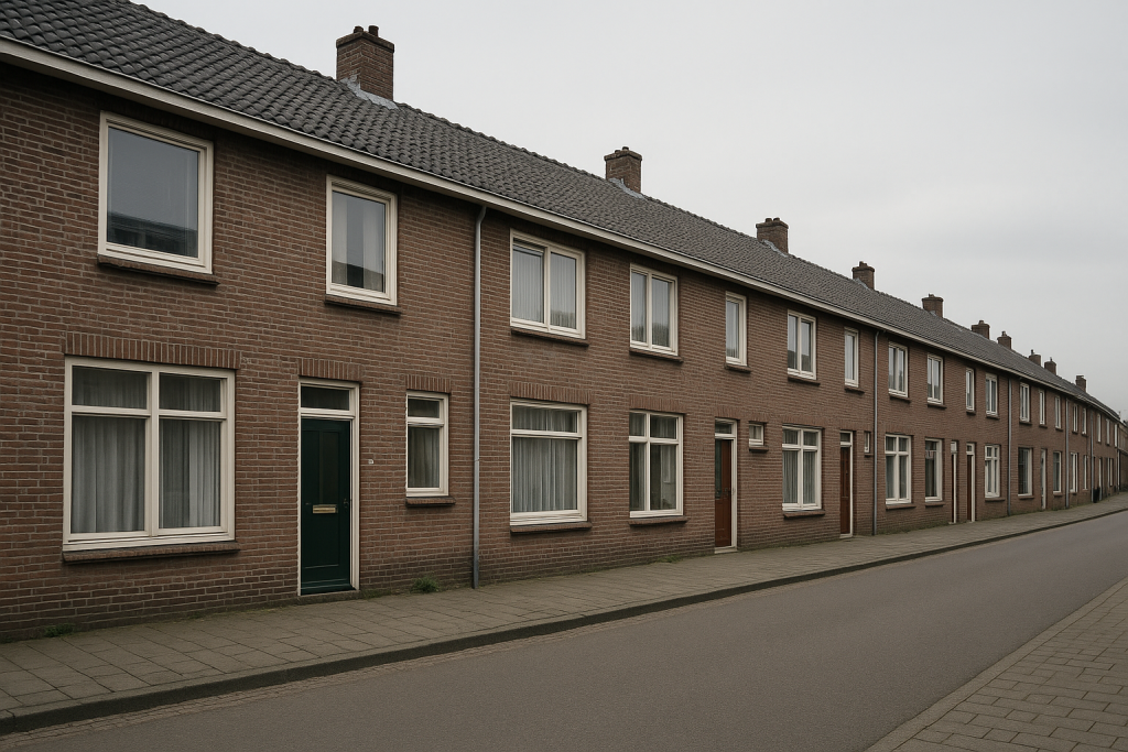 AI-gegenereerde illustratie: Afname particuliere huurwoningen in Hillegom door vertrek kleine verhuurders