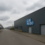 AI-gegenereerde illustratie: Cainiao breidt logistieke activiteiten uit in Hellevoetsluis met nieuwe huur van 26.000 m²