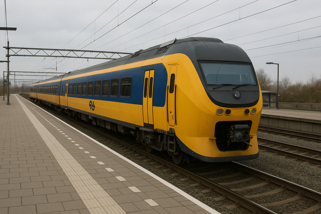 AI-gegenereerde illustratie: Vergunningaanvraag voor toegang metrostation Maassluis Centrum ingediend